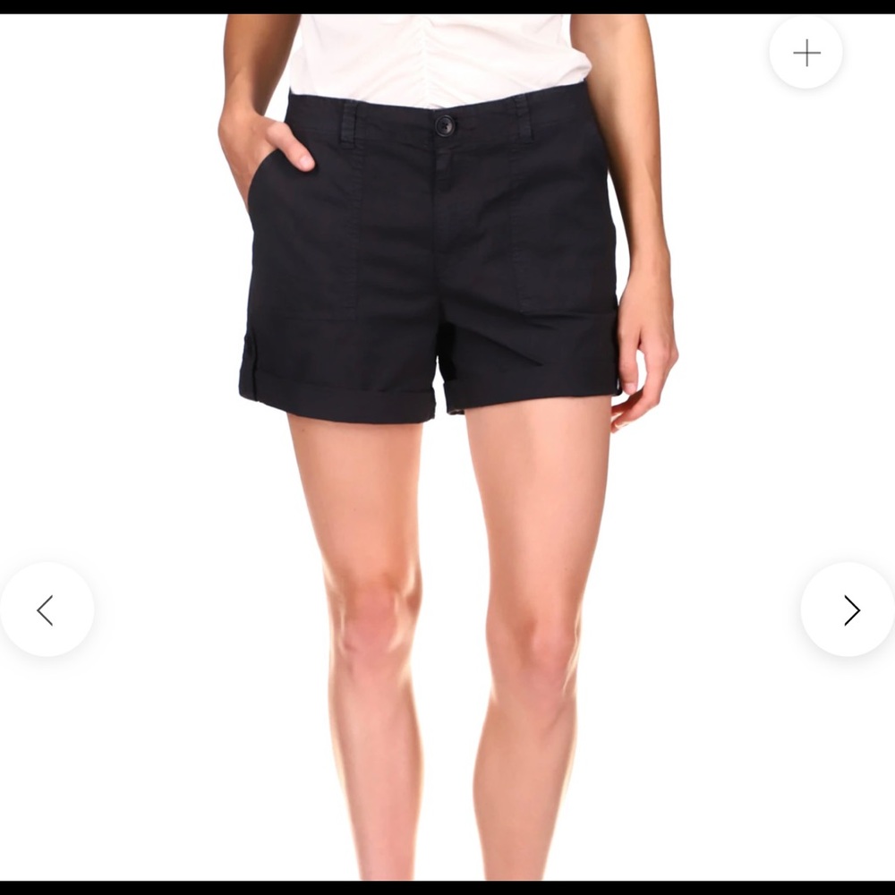 Sanctuary black rolled cuff shorts size 24 (size 0)